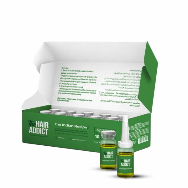 The HAIR ADDICT Indian Recipe 10 bottles / 10 ml