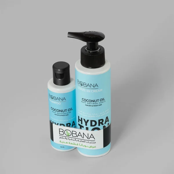 Bobana Leave-in Cream Coconut Oil 200 ML + Gift Shampo