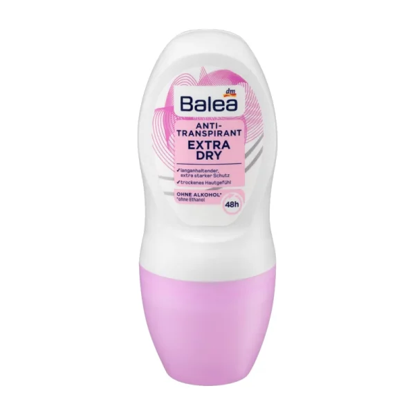 Balea Deodorant Roll On Antiperspirant Extra Dry , 50 ml