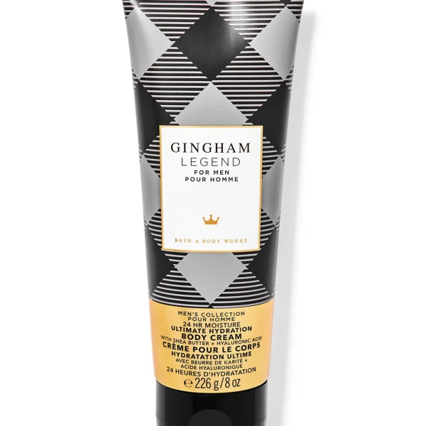 Gingham Legend body cream bath & body works 226 g