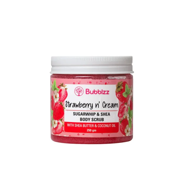 Strawberry & Cream Body Scrub bubblzz 250 g