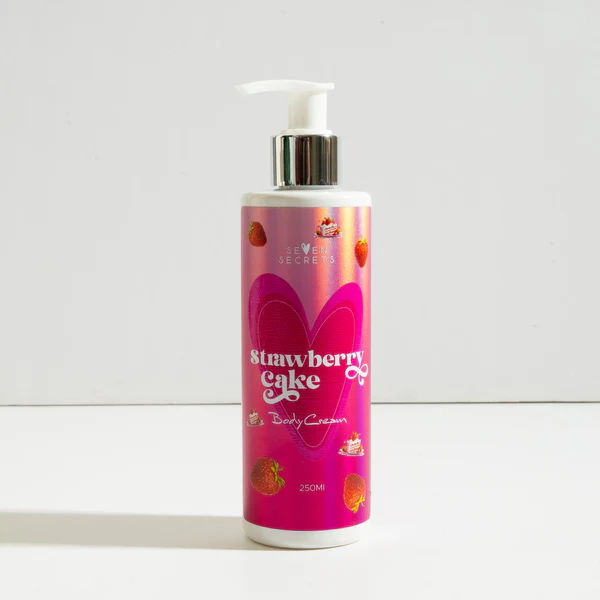 Strawberry Cake  Body Cream 250 ml seven secrets